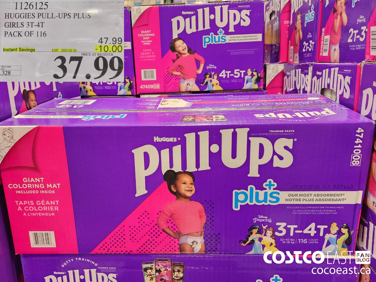 Huggies Pull-Ups Training Pants with Cool Alert for Girls, Size 3T-4T  (32-40 lbs.), 52 ct. - Sam's Club