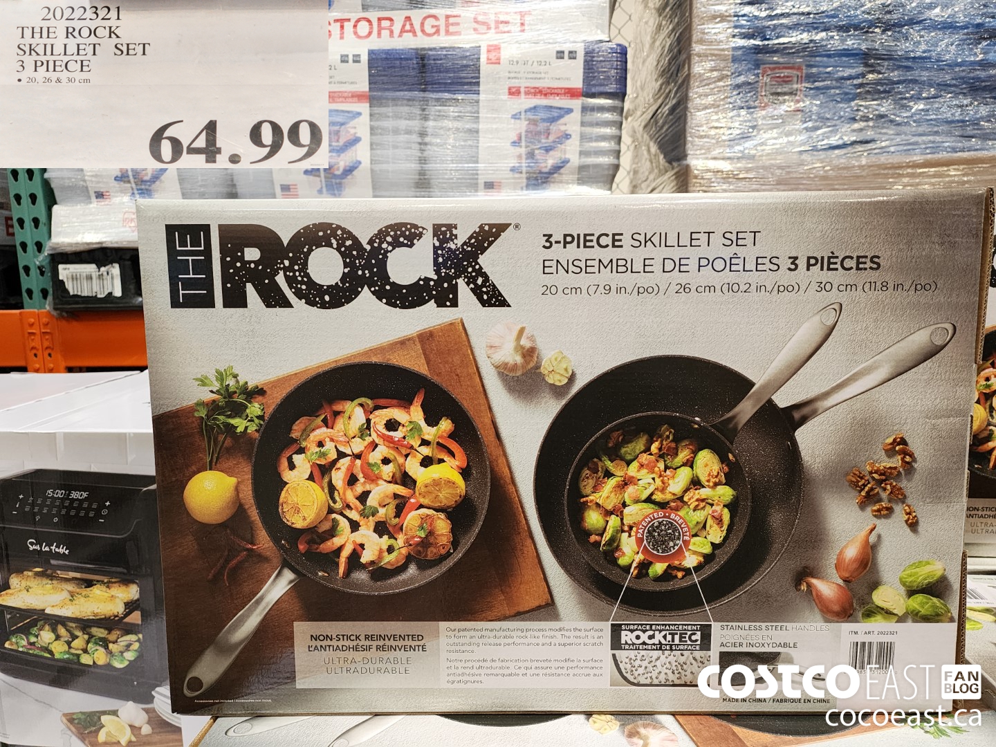 The Rock Skillet Set, 3-piece