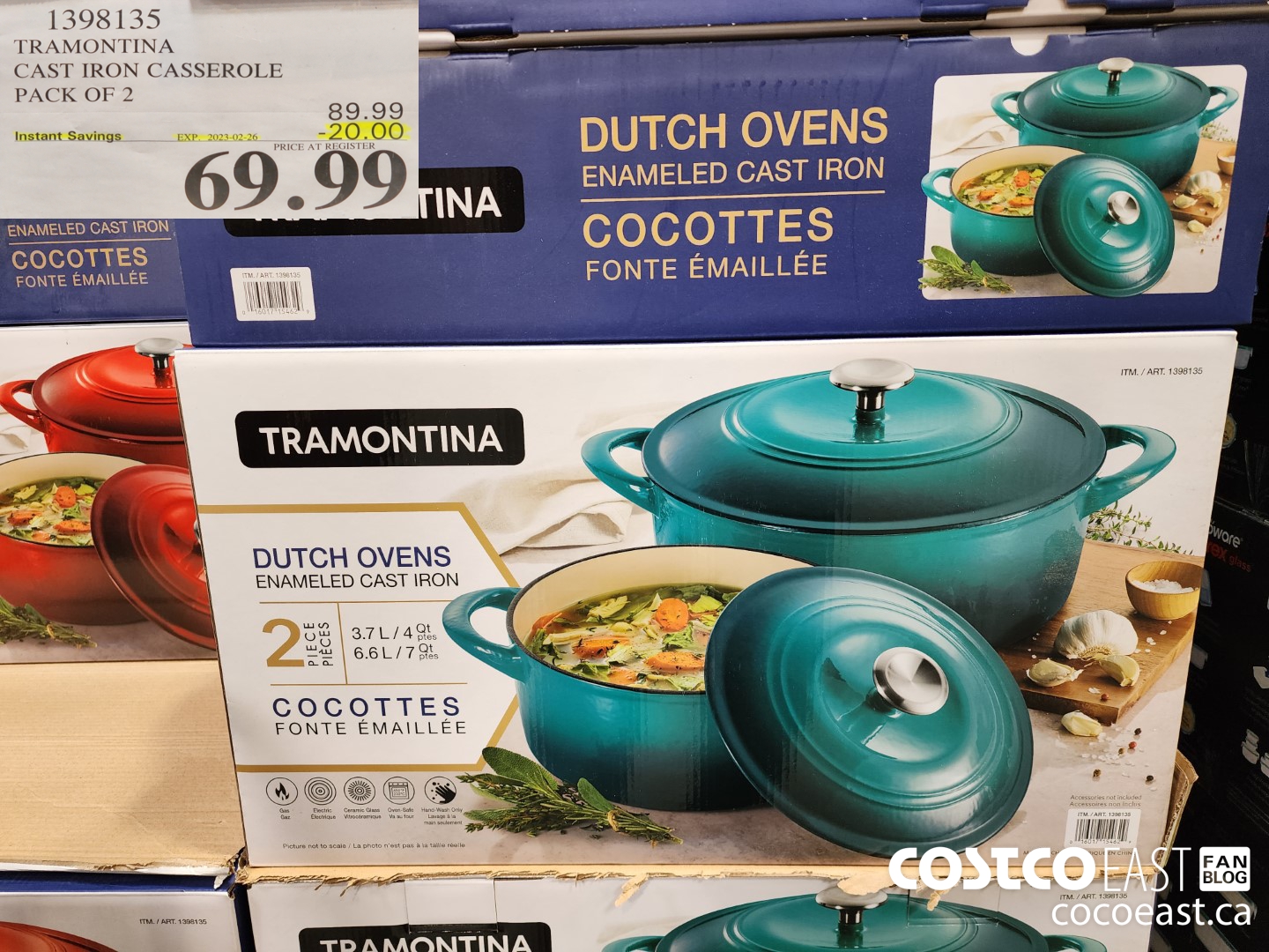 Tramontina Dutch Oven, 2-pack, $44.99 : r/Costco