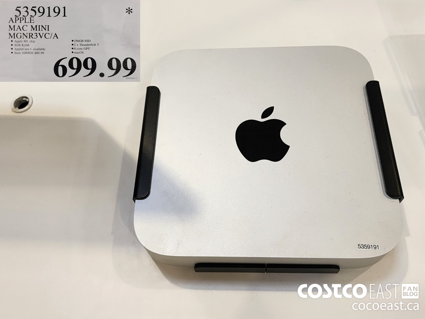 5359191 APPLE MAC MINI MGNR3VC/A $699.99