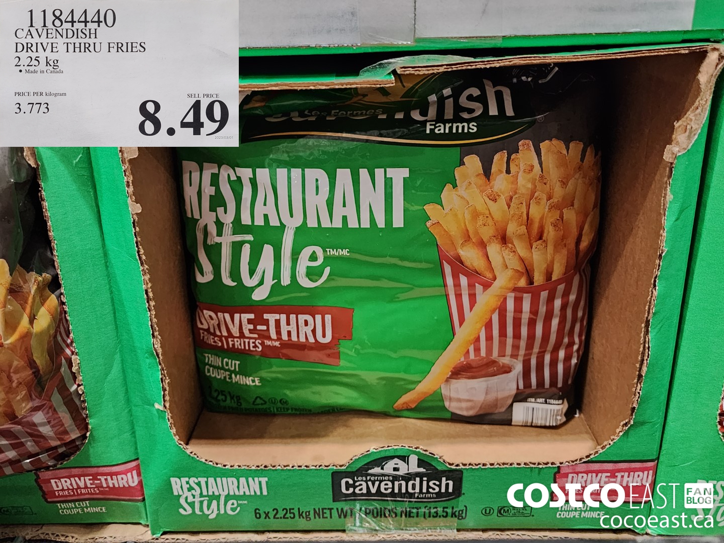 Costco Cavendish Restaurant Style Drive-Thru Fries Review