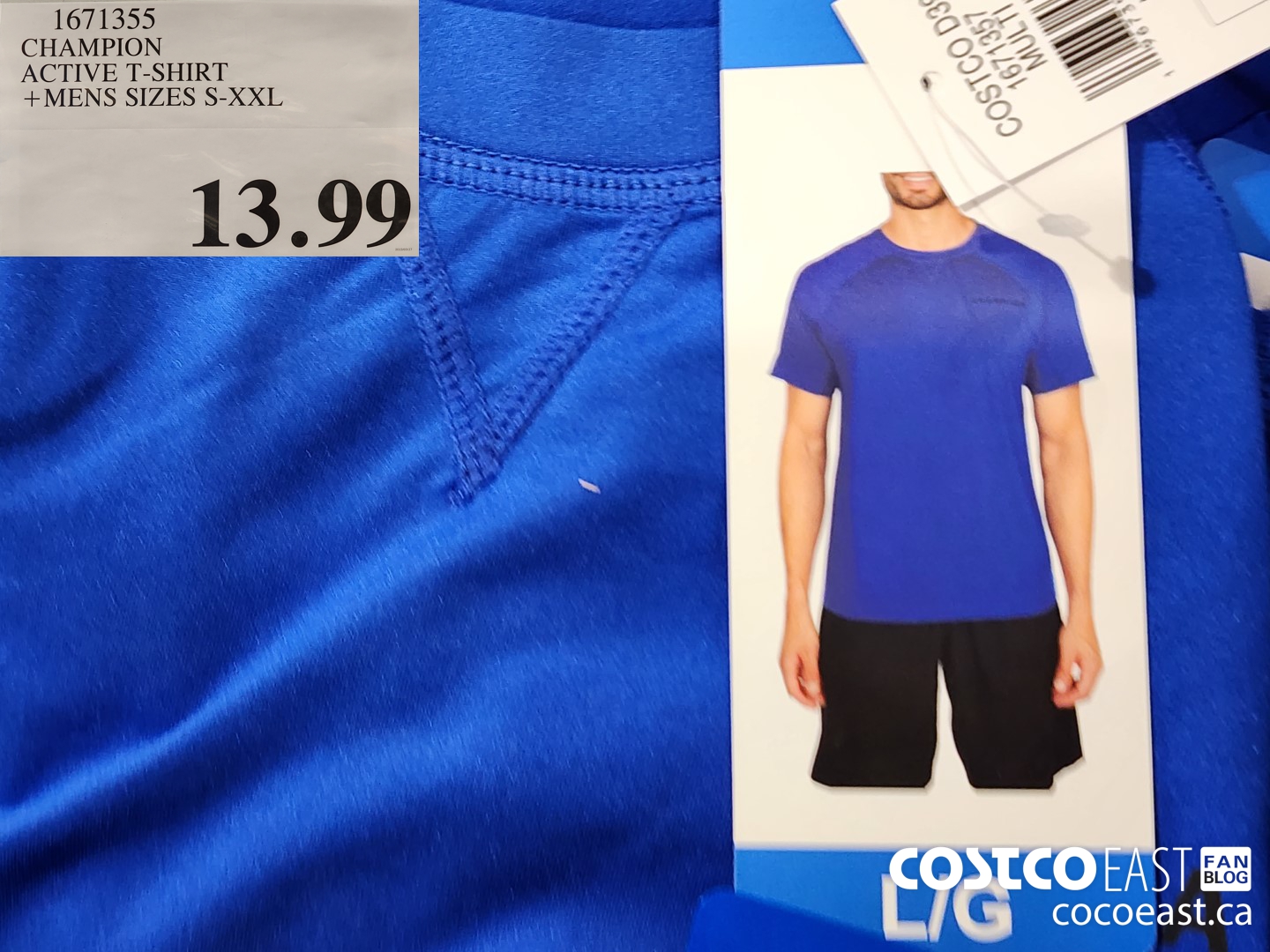 1671355 CHAMPION ACTIVE T-SHIRT +MENS SIZES S-XXL $13.99