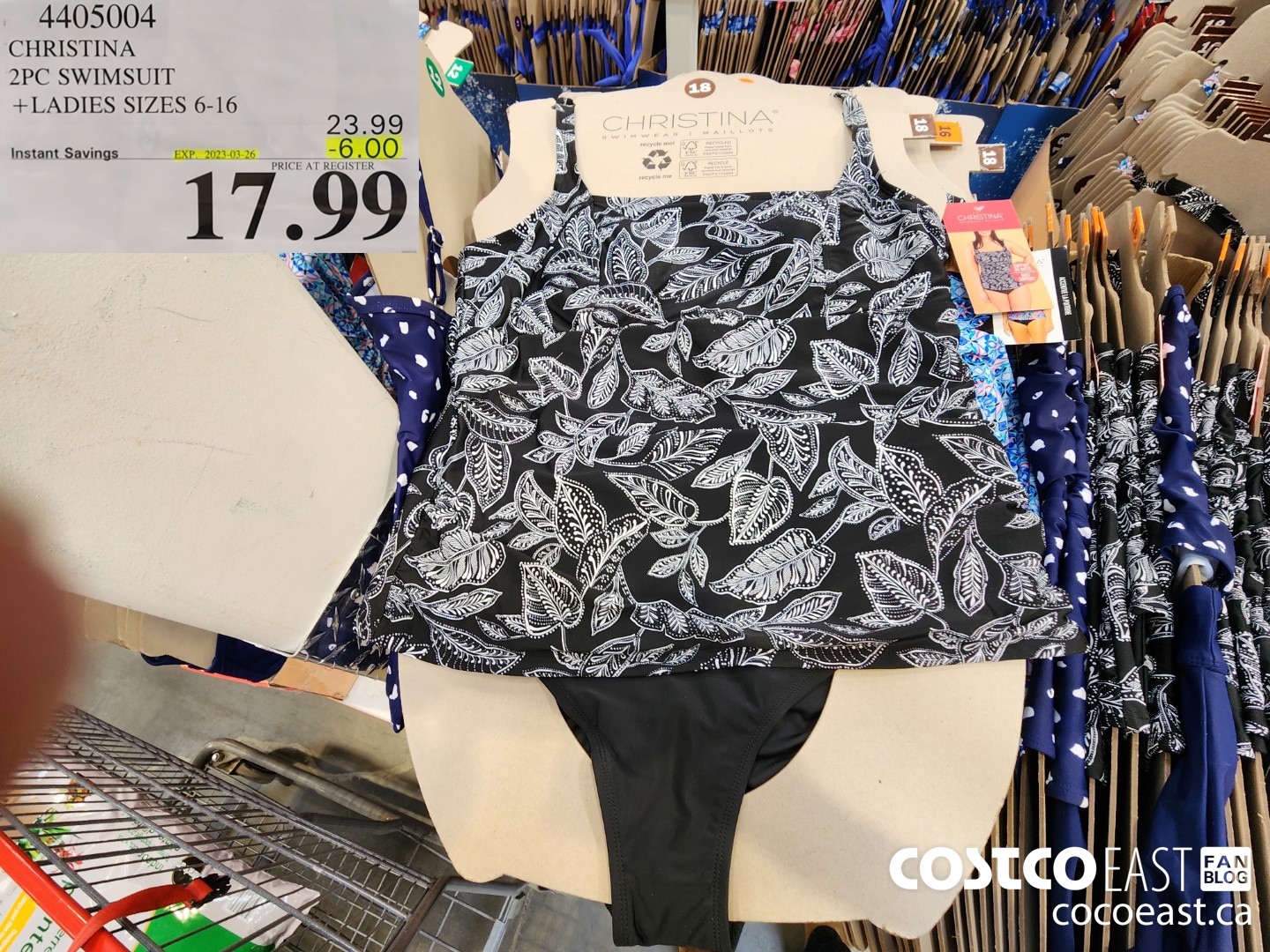 4405004 CHRISTINA 2PC SWIMSUIT +LADIES SIZES 6-16 ($6.00 INSTANT SAVINGS EXPIRES ON 2023-03-26) $17.99