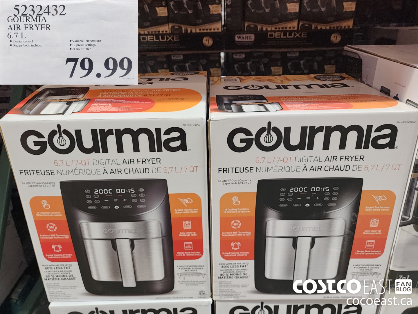 Gourmia Digital Air Fryer from $46.99 Shipped on Costco.com