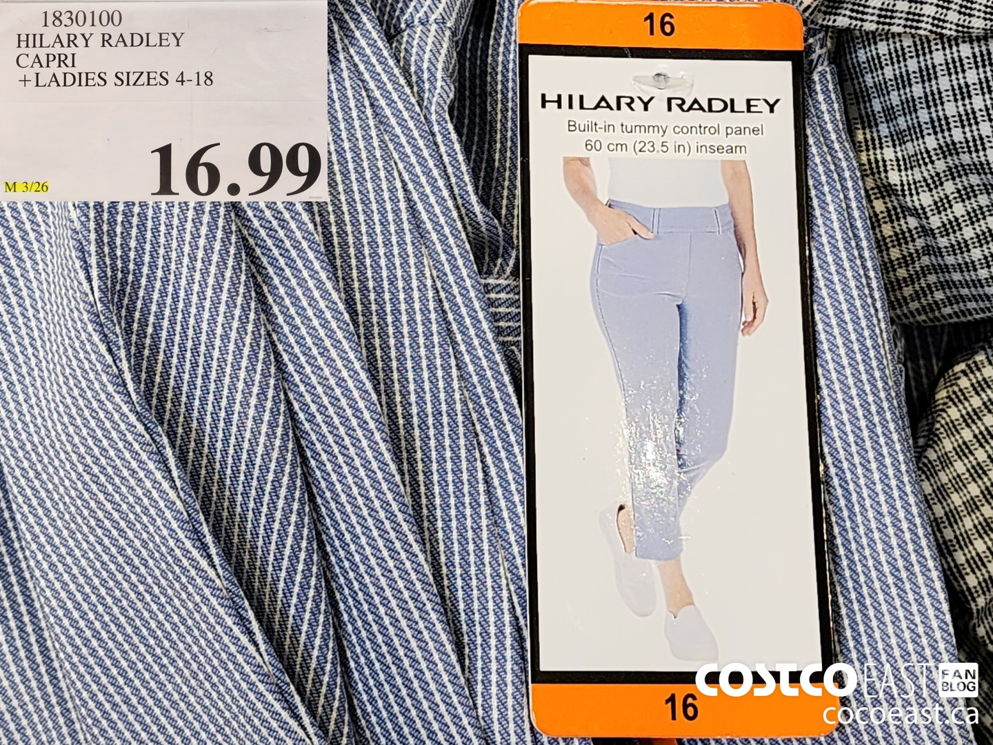 Hilary radley capri hot sale pants costco