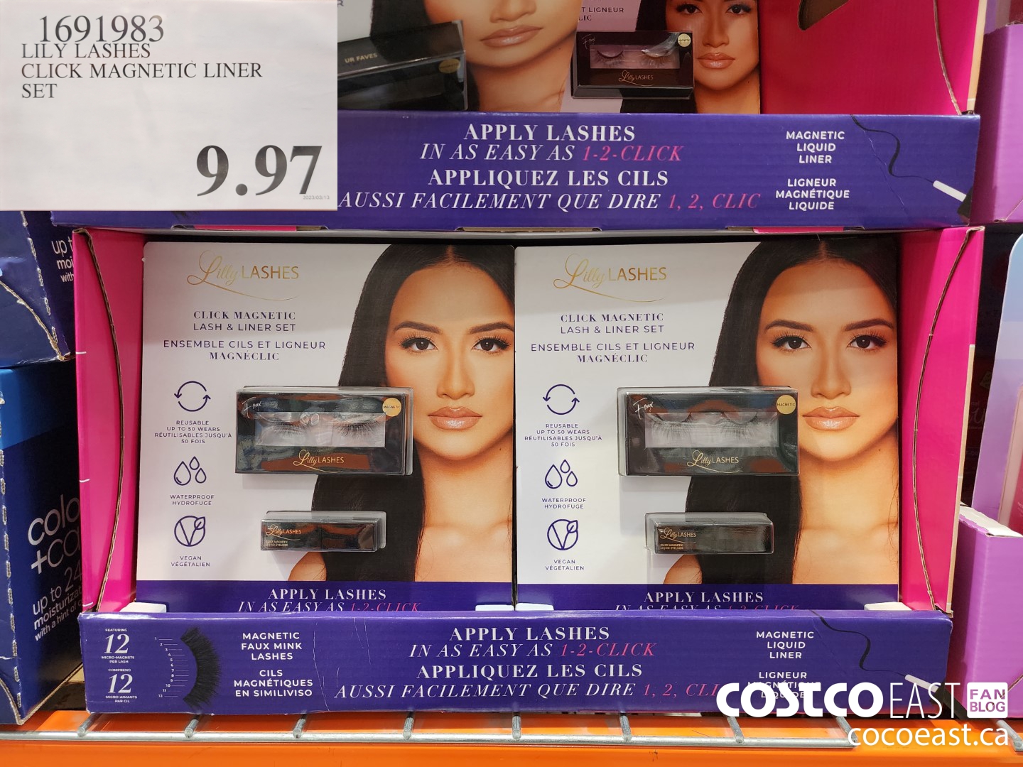 1691983 LILY LASHES CLICK MAGNETIC LINER SET $9.97