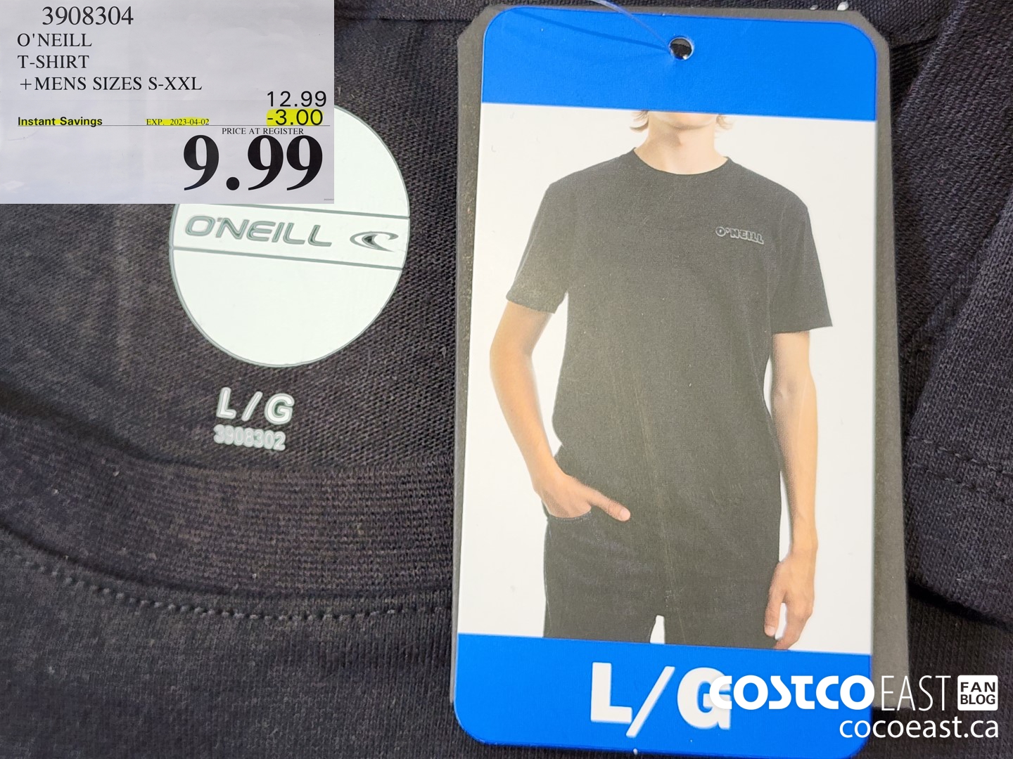 3908304 O'NEILL T-SHIRT +MENS SIZES S-XXL ($3.00 INSTANT SAVINGS EXPIRES ON 2023-04-02) $9.99