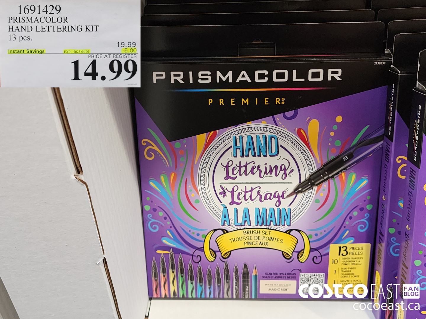 1691429 PRISMACOLOR HAND LETTERING KIT 13 PCS. ($5.00 INSTANT SAVINGS EXPIRES ON 2023-04-02) $14.99