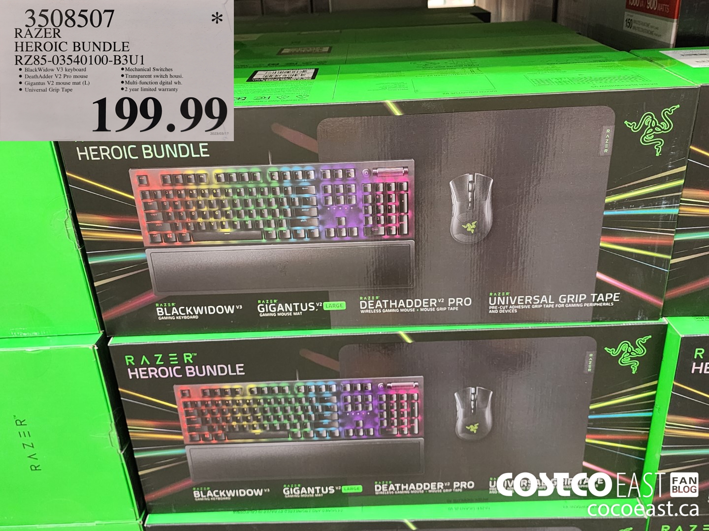 3508507 RAZER - HEROIC BUNDLE RZ85-03540100-B3U1 $199.99