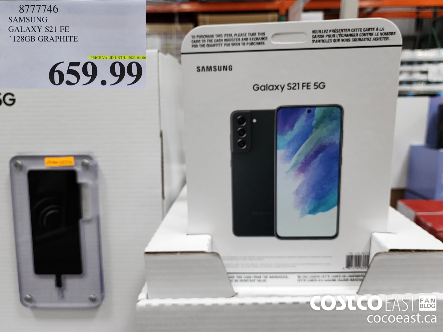 8777746 SAMSUNG GALAXY S21 FE 128GB GRAPHITE $659.99