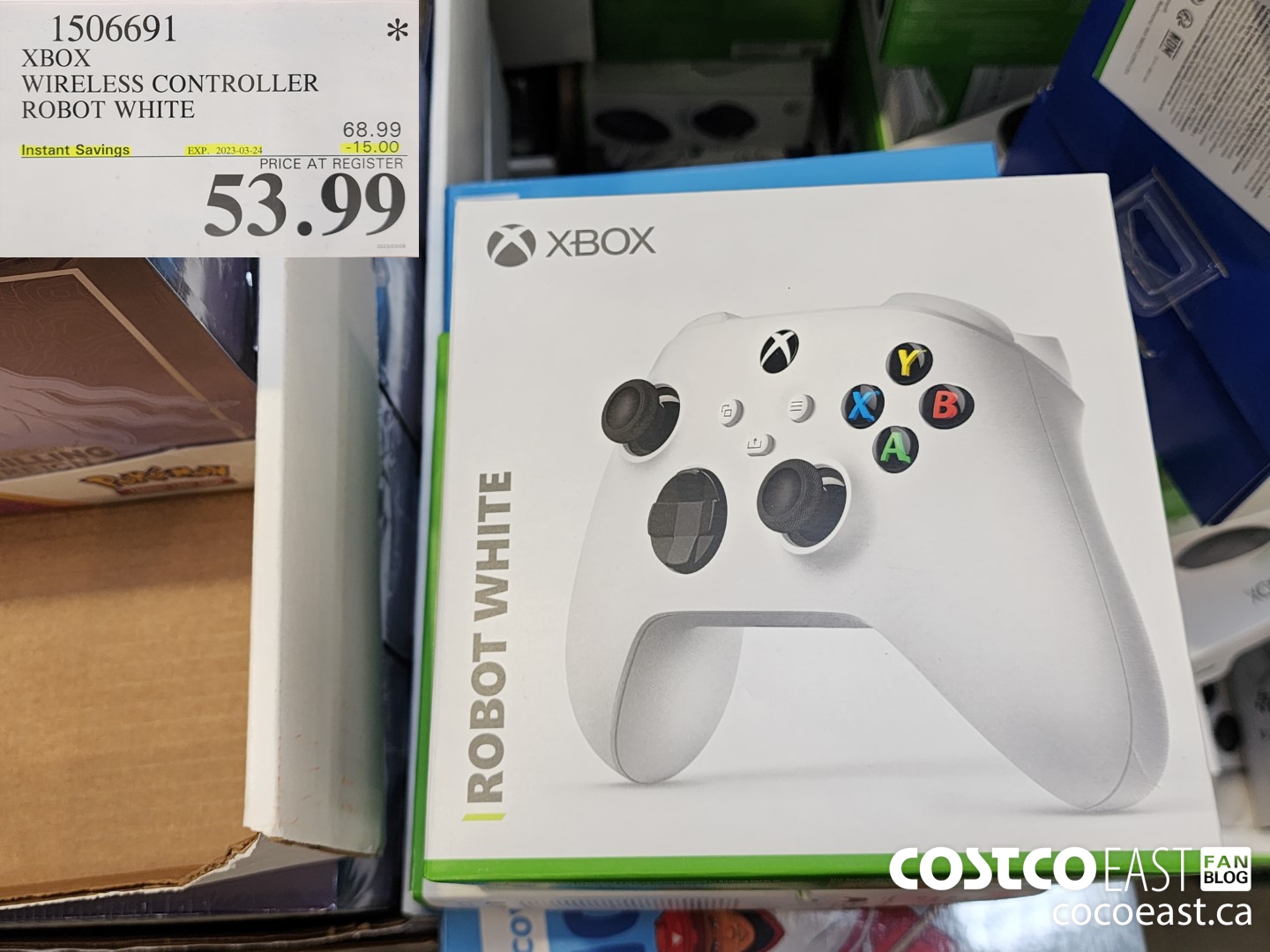 1506691 XBOX WIRELESS CONTROLLER ROBOT WHITE ($15.00 INSTANT SAVINGS EXPIRES ON 2023-03-24) $53.99