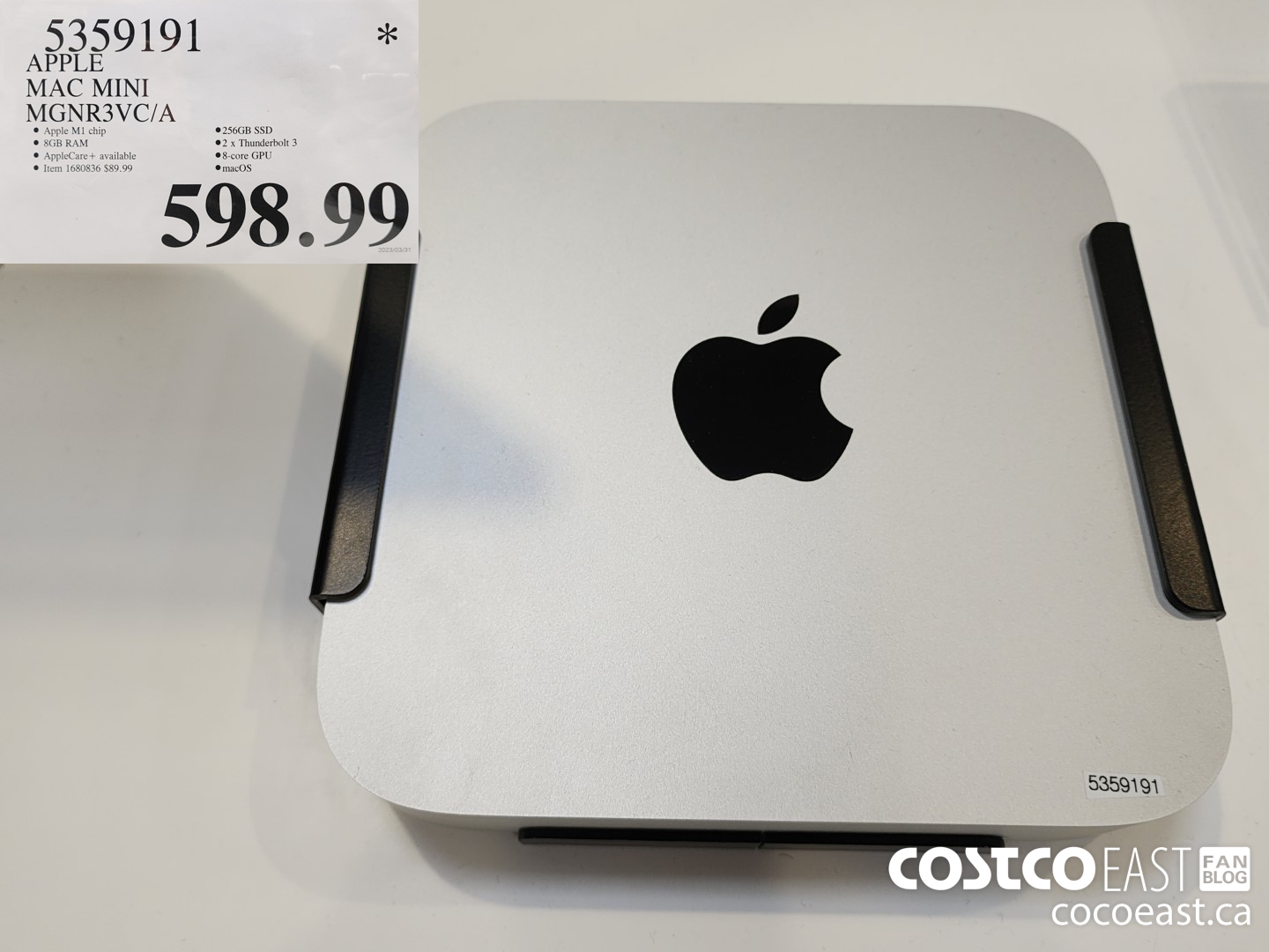 5259191 APPLE MAC MINI MGNR3VC/A $598.99