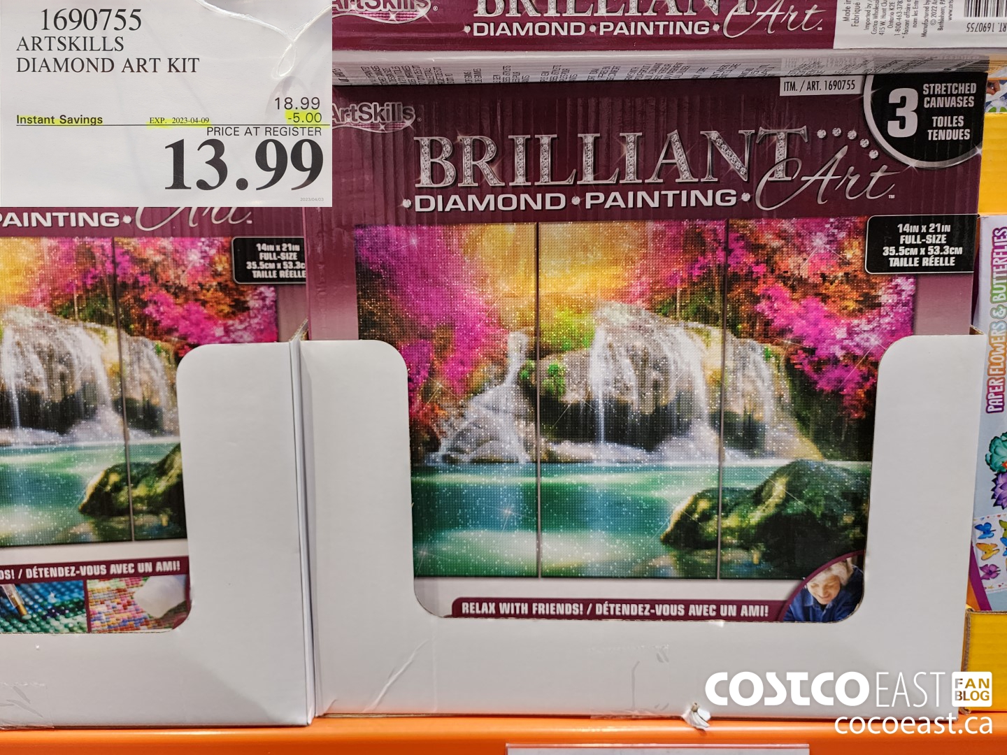 1690755 ARTSKILLS DIAMOND ART KIT ($5.00 INSTANT SAVINGS EXPIRES ON 2023-04-09) $13.99