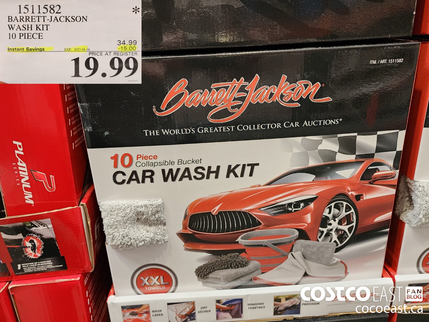 1511582 BARRETT-JACKSON WASH KIT 10 PIECE ($15.00 INSTANT SAVINGS EXPIRES ON 2023-04-16) $19.99