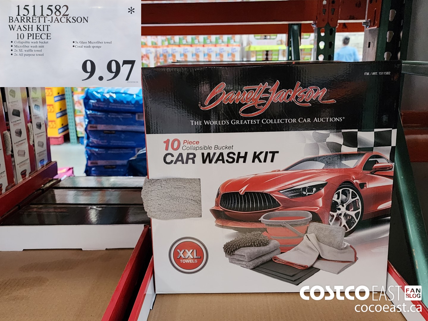 1511582 BARRETT-JACKSON WASH KIT 10 PIECE $9.97