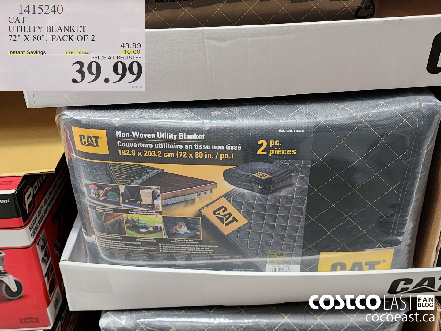 1415240 CAT UTILITY BLANKET 72