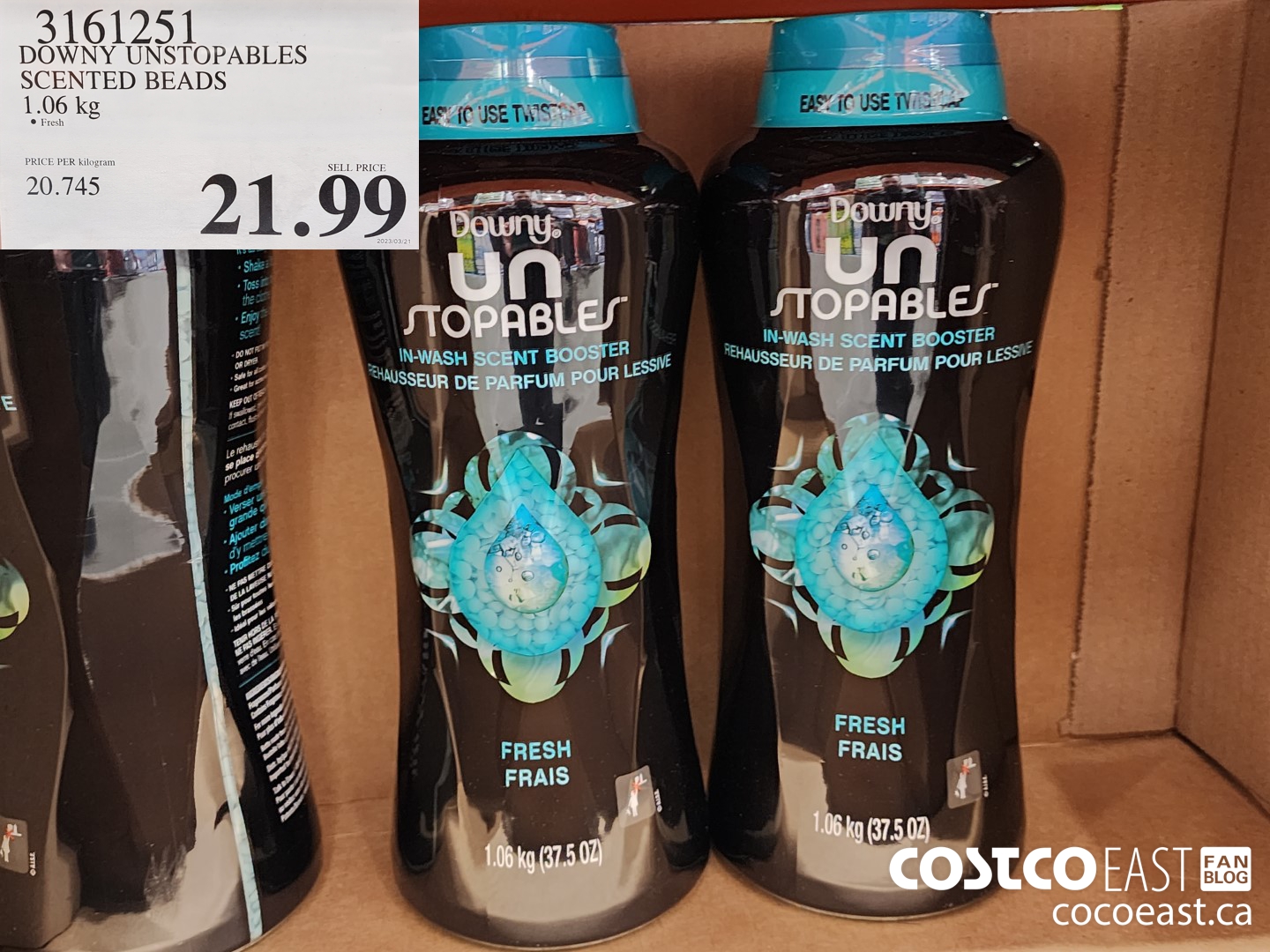 3161251 DOWNY UNSTOPABLES SCENTED BEADS 1.06 kg $21.99