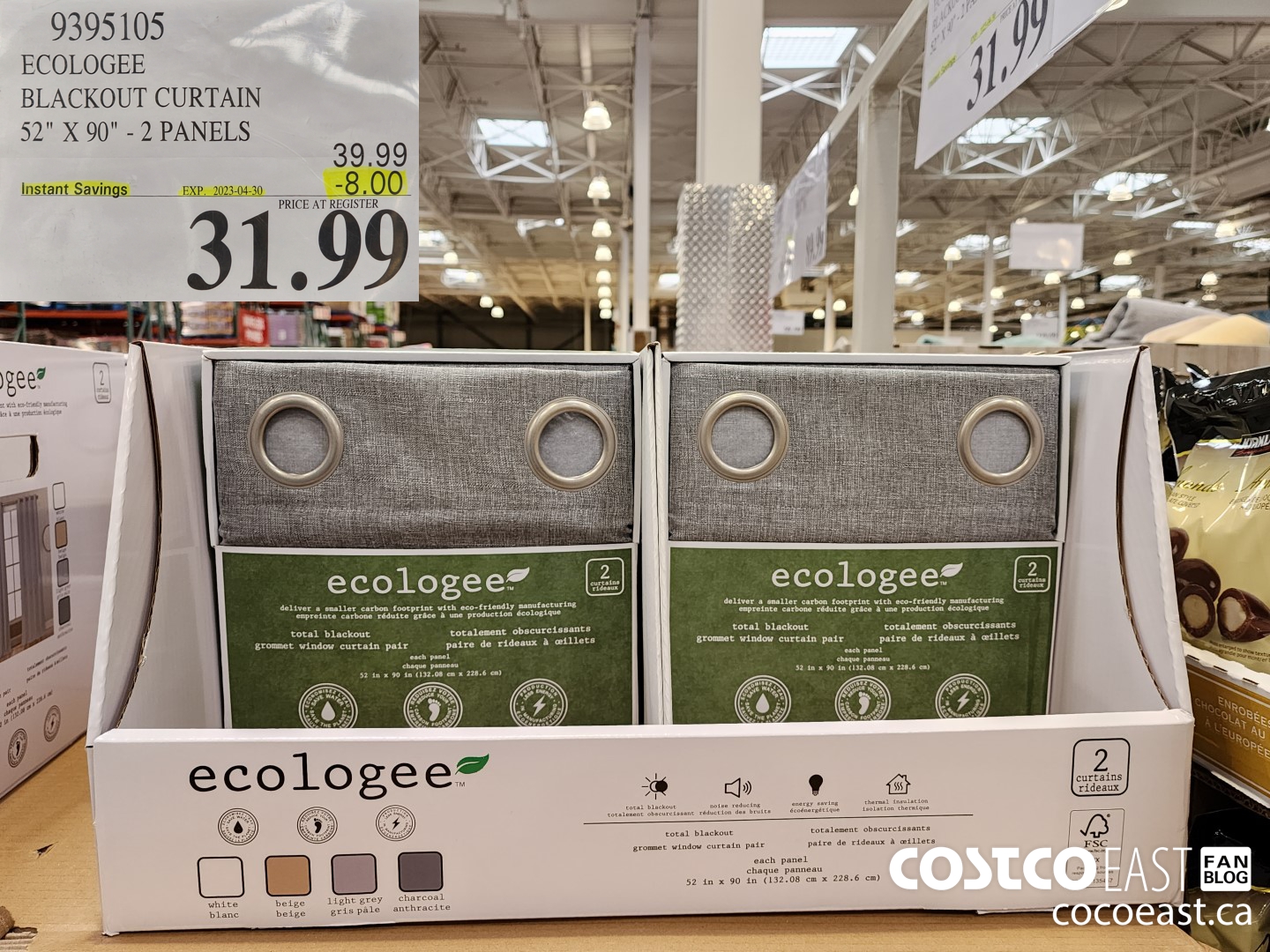 9395105 ECOLOGEE BLACKOUT CURTAIN 52