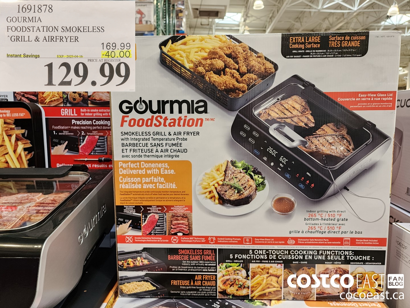 Gourmia FoodStation Smokeless Indoor Grill & Air Fryer Review 