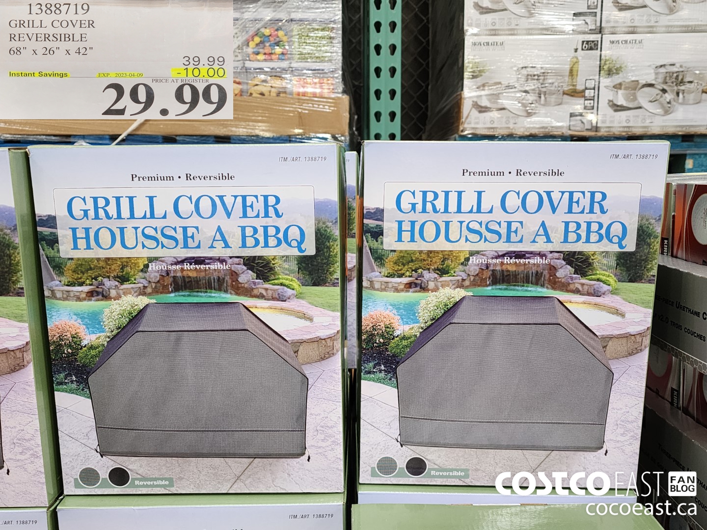 1388719 GRILL COVER REVERSIBLE 68