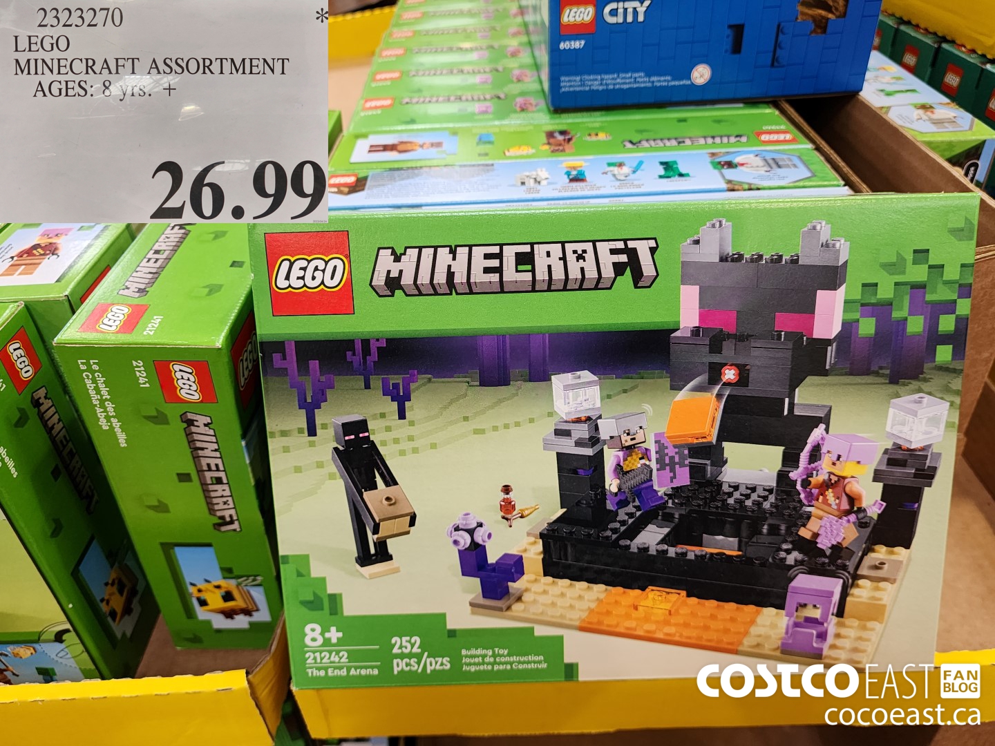 2323270 LEGO MINECRAFT ASSORTMENT AGES: 8 yrs. + $26.99