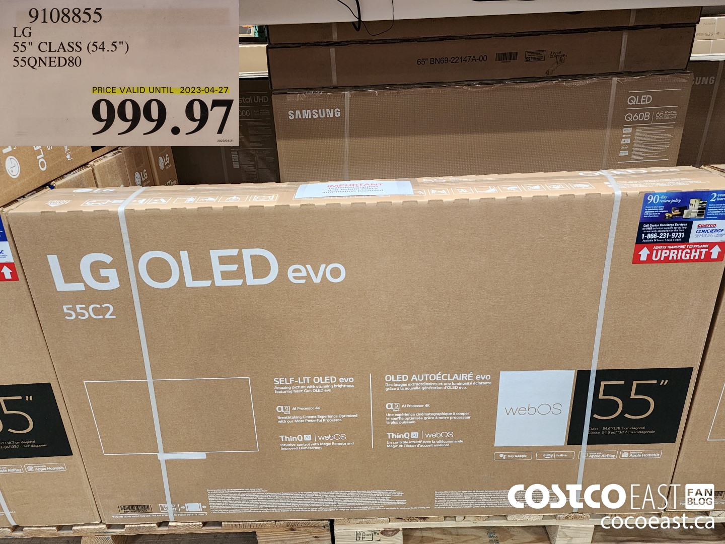 9108855 LG 4K QNED 55