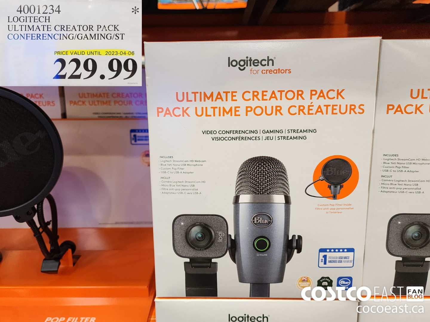 4001234 LOGITECH ULTIMATE CREATOR PACK CONFERENCING/GAMING/ST $229.99