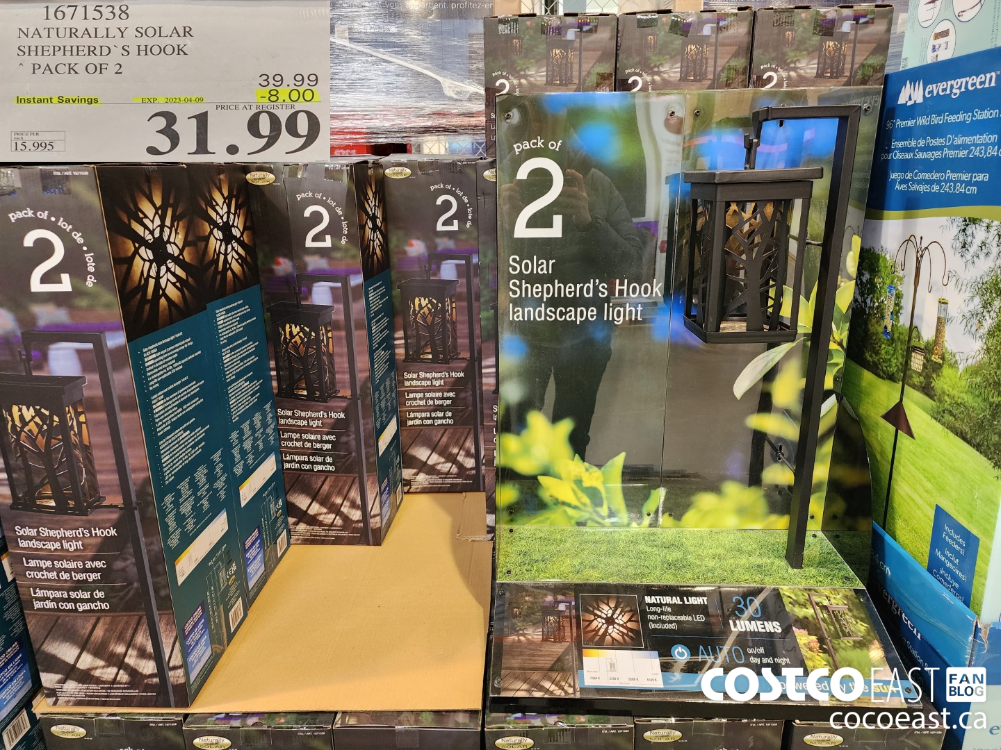 1671538 NATURALLY SOLAR SHEPHERD'S HOOK PACK OF 2 ($8.00 INSTANT SAVINGS EXPIRES ON 2023-04-09) $31.99