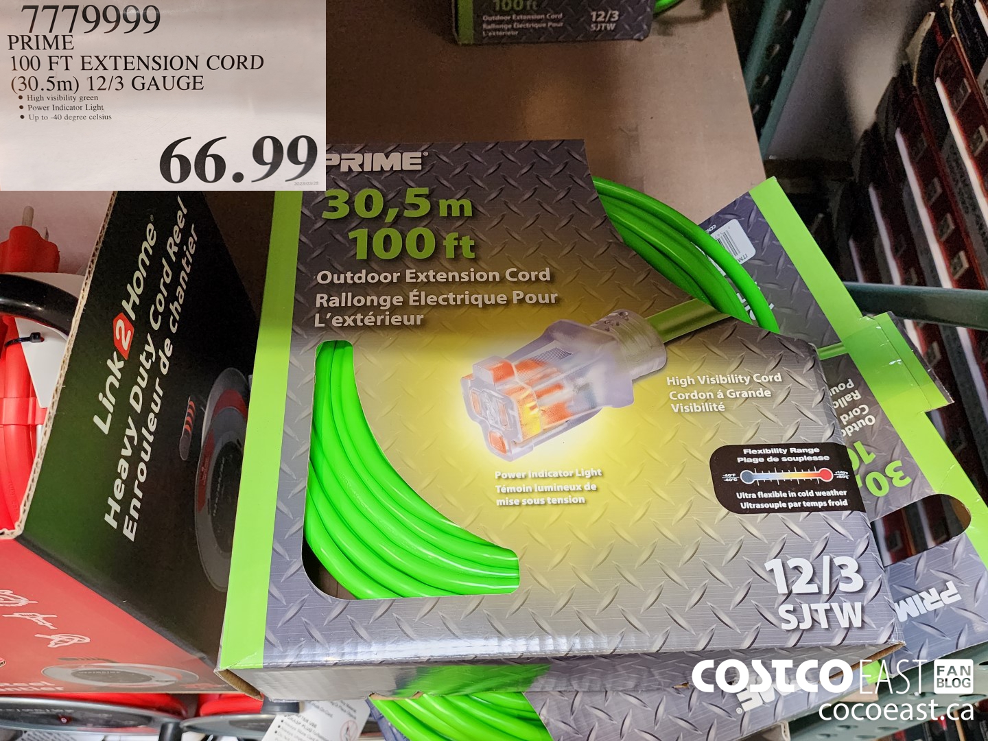 Costco] Prime outdoor 100ft 12/3 Power Cable 19.97$ - RedFlagDeals