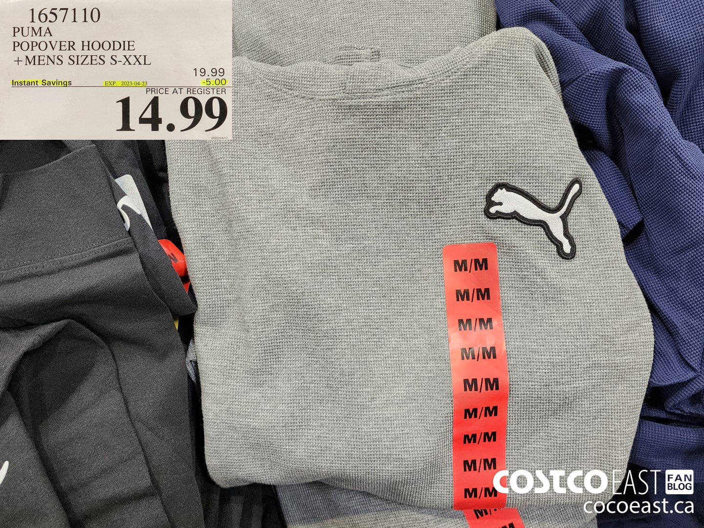 1657110 PUMA POPOVER HOODIE +MENS SIZES S-XXL ($5.00 INSTANT SAVINGS EXPIRES ON 2023-04-23) $14.99
