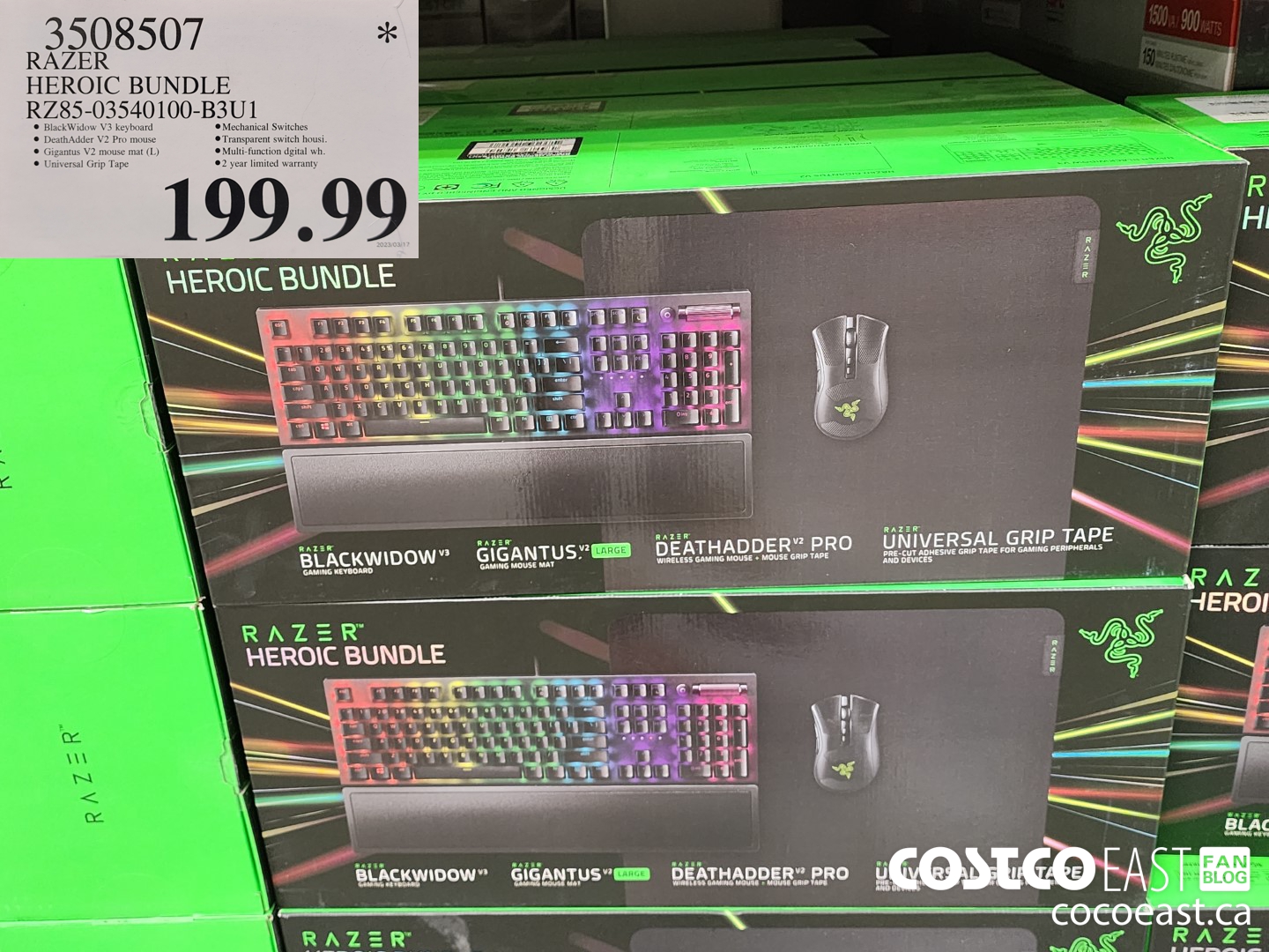 3508507 RAZER - HEROIC BUNDLE RZ85-03540100-B3U1 $199.99