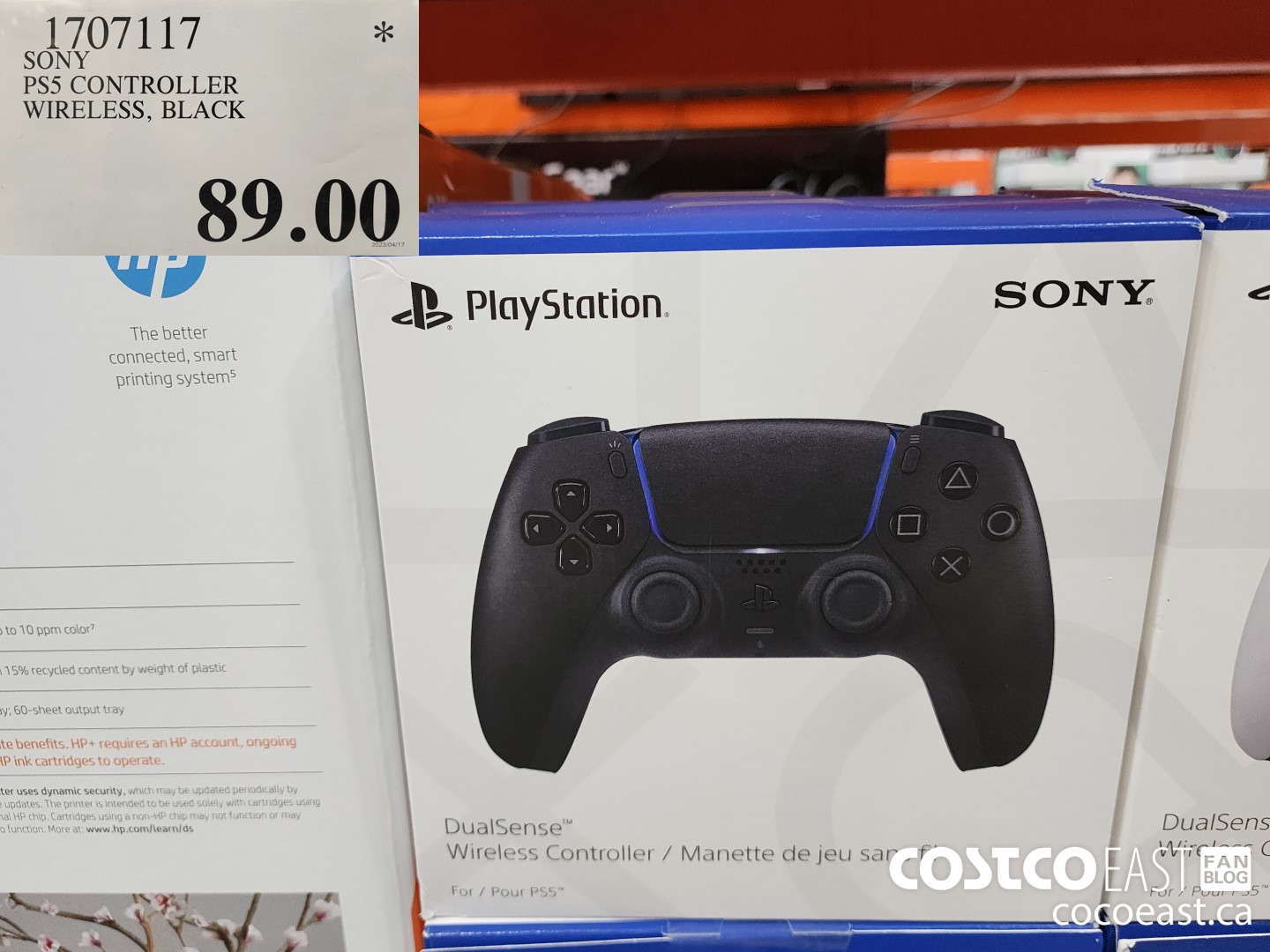 1707117 SONY PS5 CONTROLLER WIRELESS, BLACK $89.99
