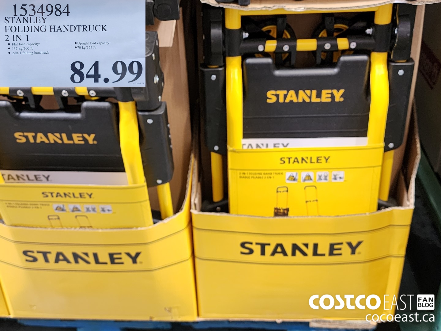 STANLEY FOLDING HANDTRUCK 2 IN 1 20230426 75258 