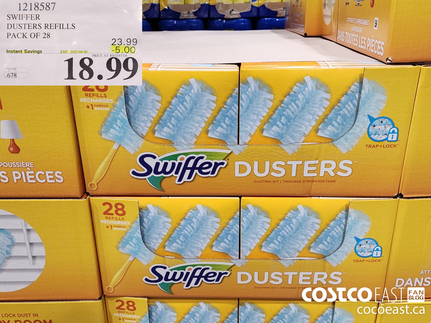 1218587 SWIFFER DUSTERS REFILLS PACK OF 28 ($5.00 INSTANT SAVINGS EXPIRES ON 2023-04-30) $18.99