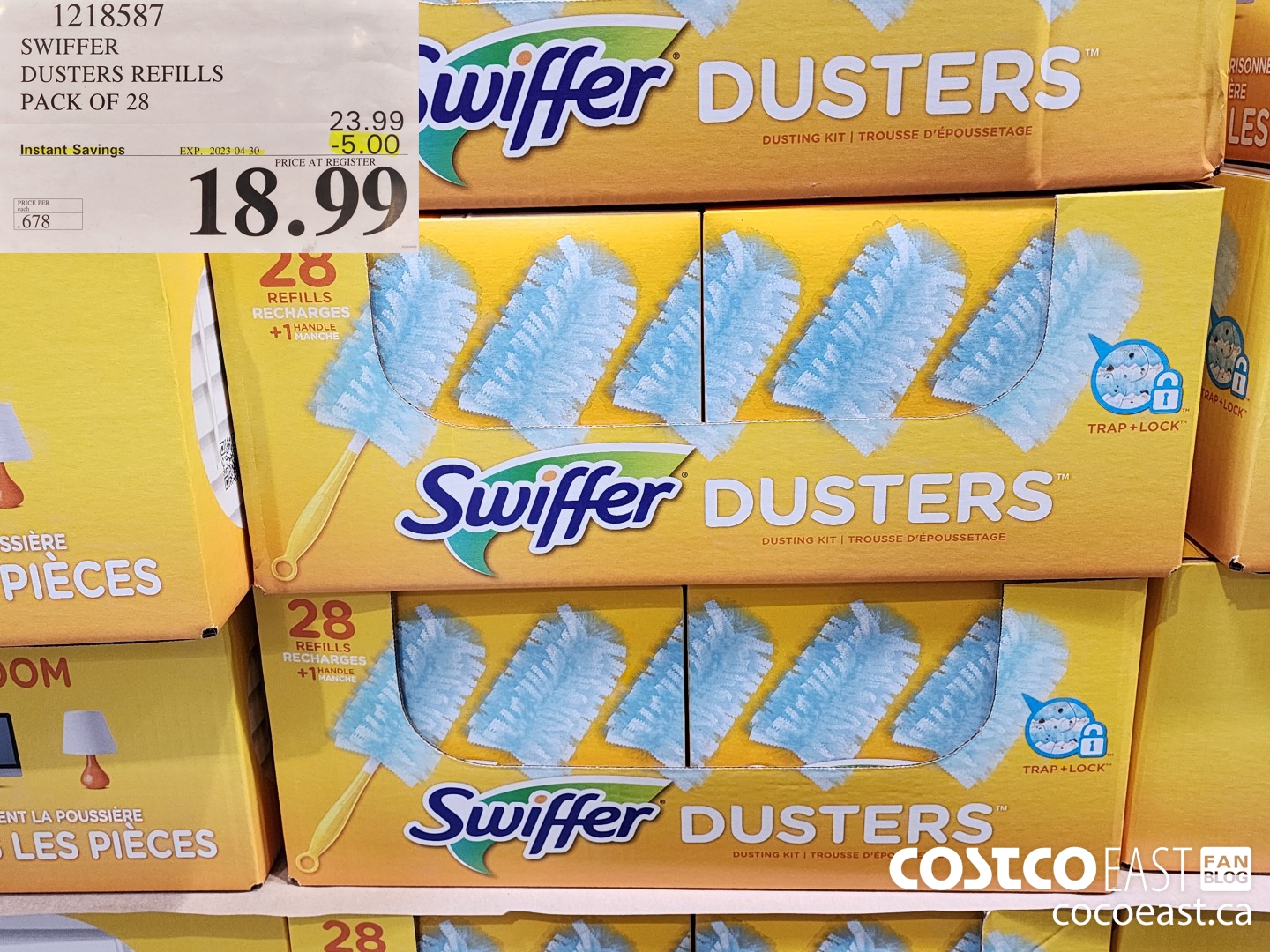 1218587 SWIFFER DUSTERS REFILLS PACK OF 28 ($5.00 INSTANT SAVINGS EXPIRES ON 2023-04-30) $18.99