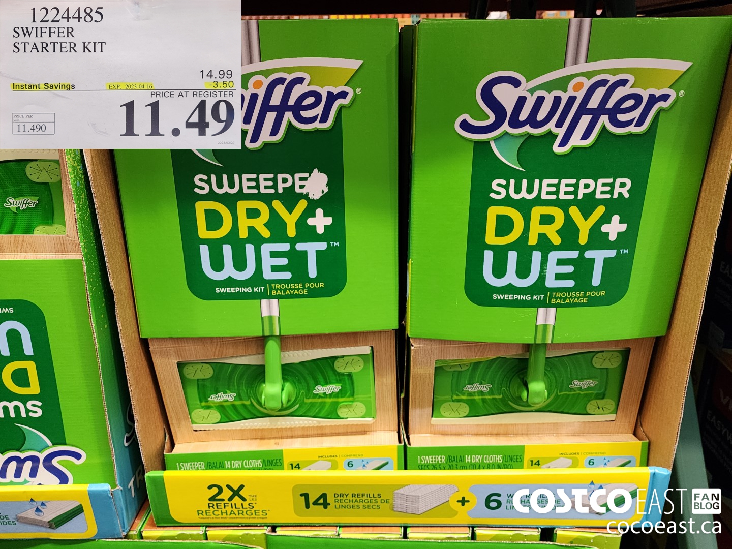 1224485 SWIFFER STARTER KIT ($3.50 INSTANT SAVINGS EXPIRES ON 2023-04-16) $11.49