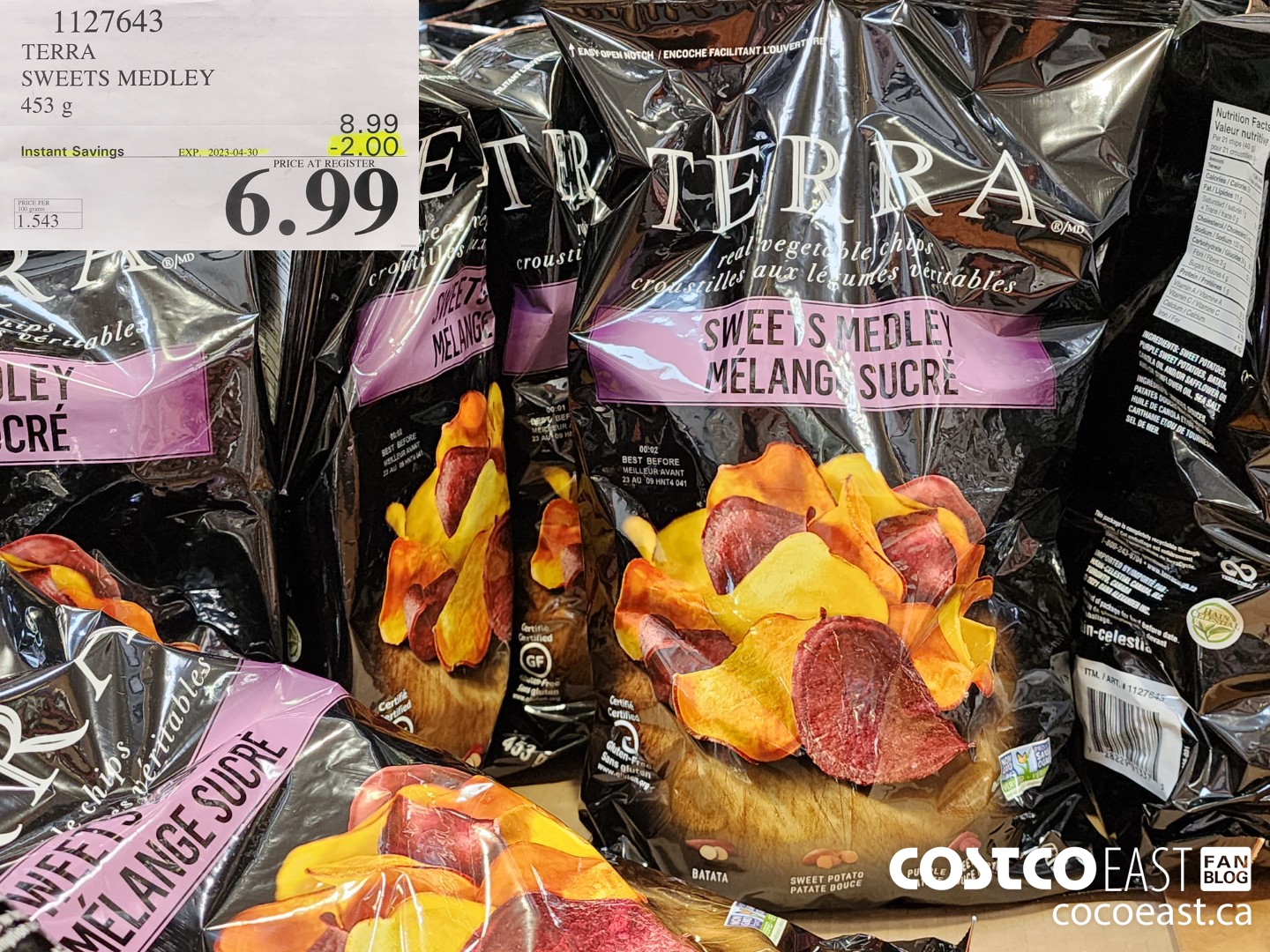 1127643 TERRA SWEETS MEDLEY 453G ($2.00 INSTANT SAVINGS EXPIRES ON 2023-04-30) $6.99