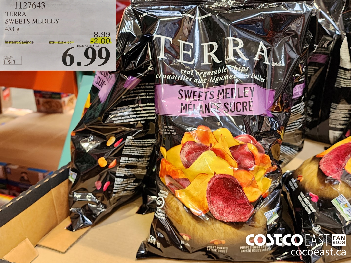 1127643 TERRA SWEETS MEDLEY 453G ($2.00 INSTANT SAVINGS EXPIRES ON 2023-04-30) $6.99