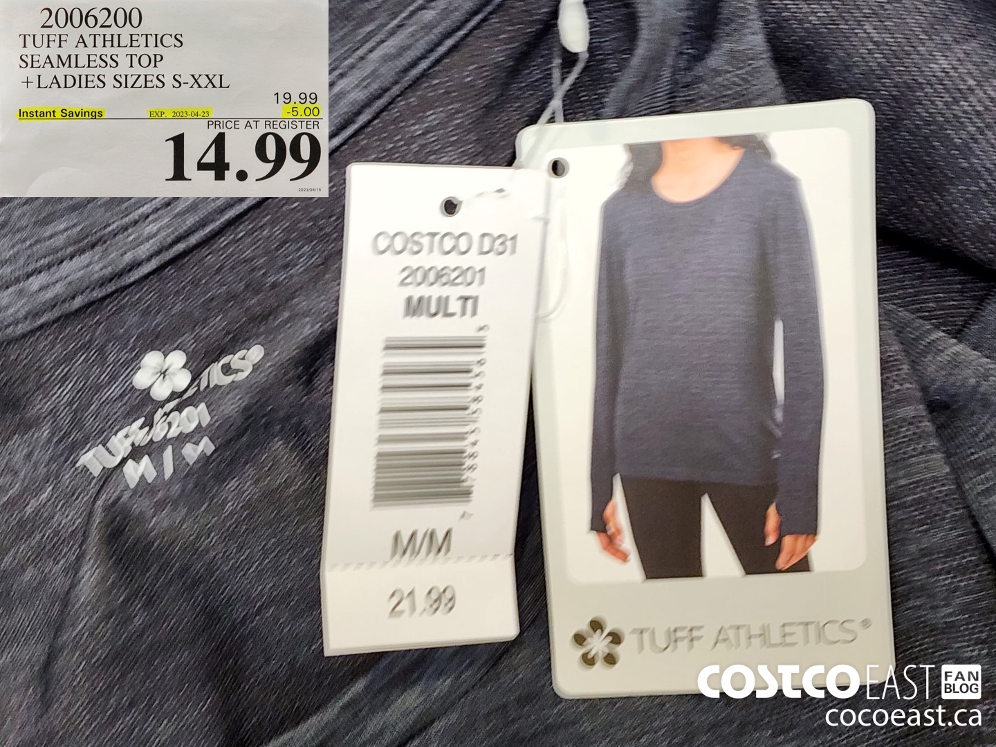 1502211 TUFF ATHLETICS TANK TOP LADIES SIZE S XL 3 00 INSTANT SAVINGS  EXPIRES ON 2022 07 31 9 99 - Costco East Fan Blog