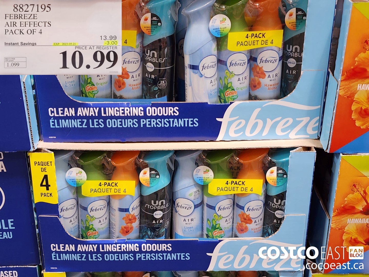 8827195 FEBREZE AIR EFFECTS VARIETY PACK 4 ($3.00 INSTANT SAVINGS EXPIRES ON 2023-05-21) $10.99