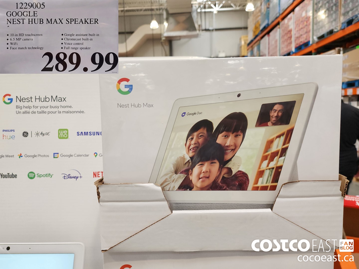 Google nest hub max clearance costco