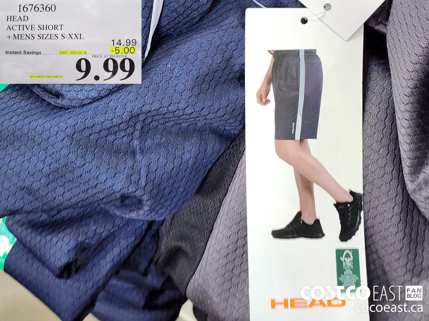 MONDETTA ACTIVE SHORT +MENS SIZES S-XXL at Costco Elgin Mills