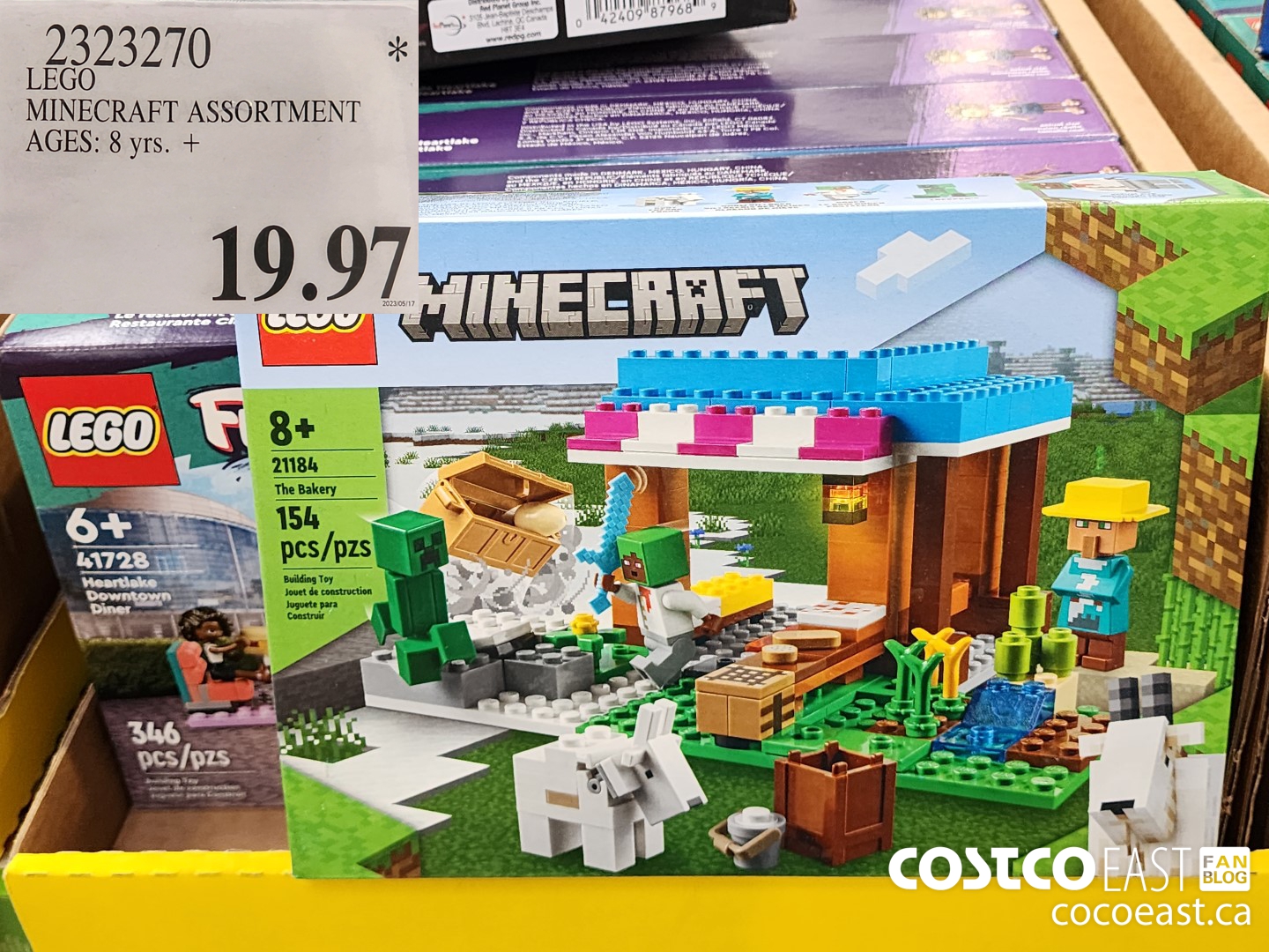 2323270 LEGO MINECRAFT ASSORTMENT AGES: 8 yrs. + $19.97