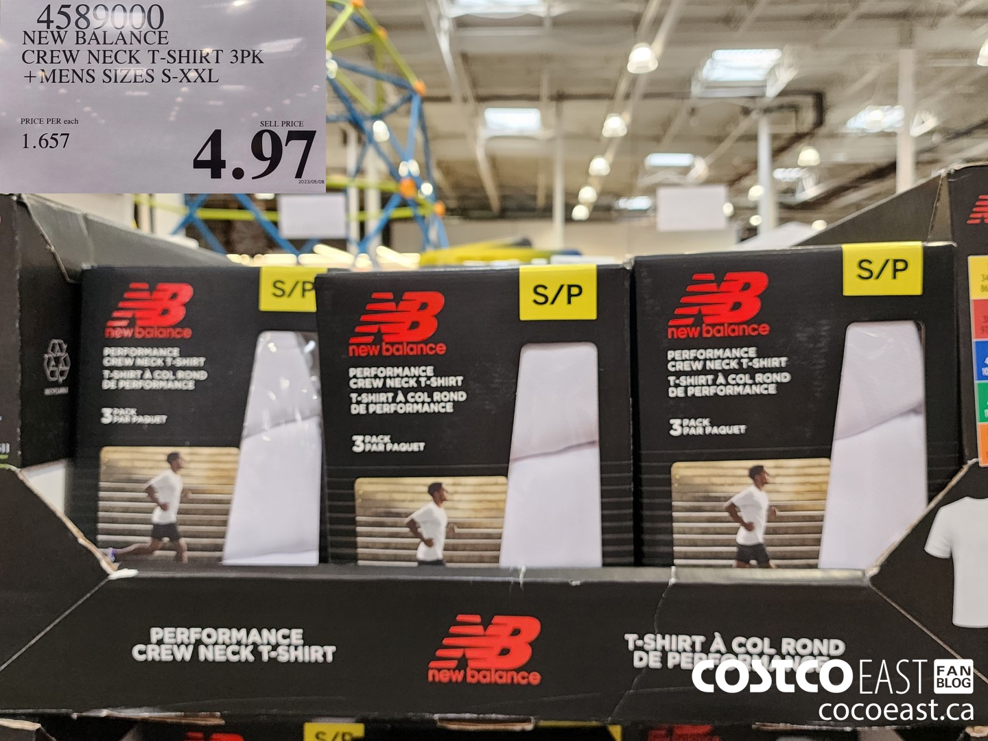 4589000 NEW BALANCE CREW NECK T-SHIRT 3PK +MENS SIZES S-XXL $4.97