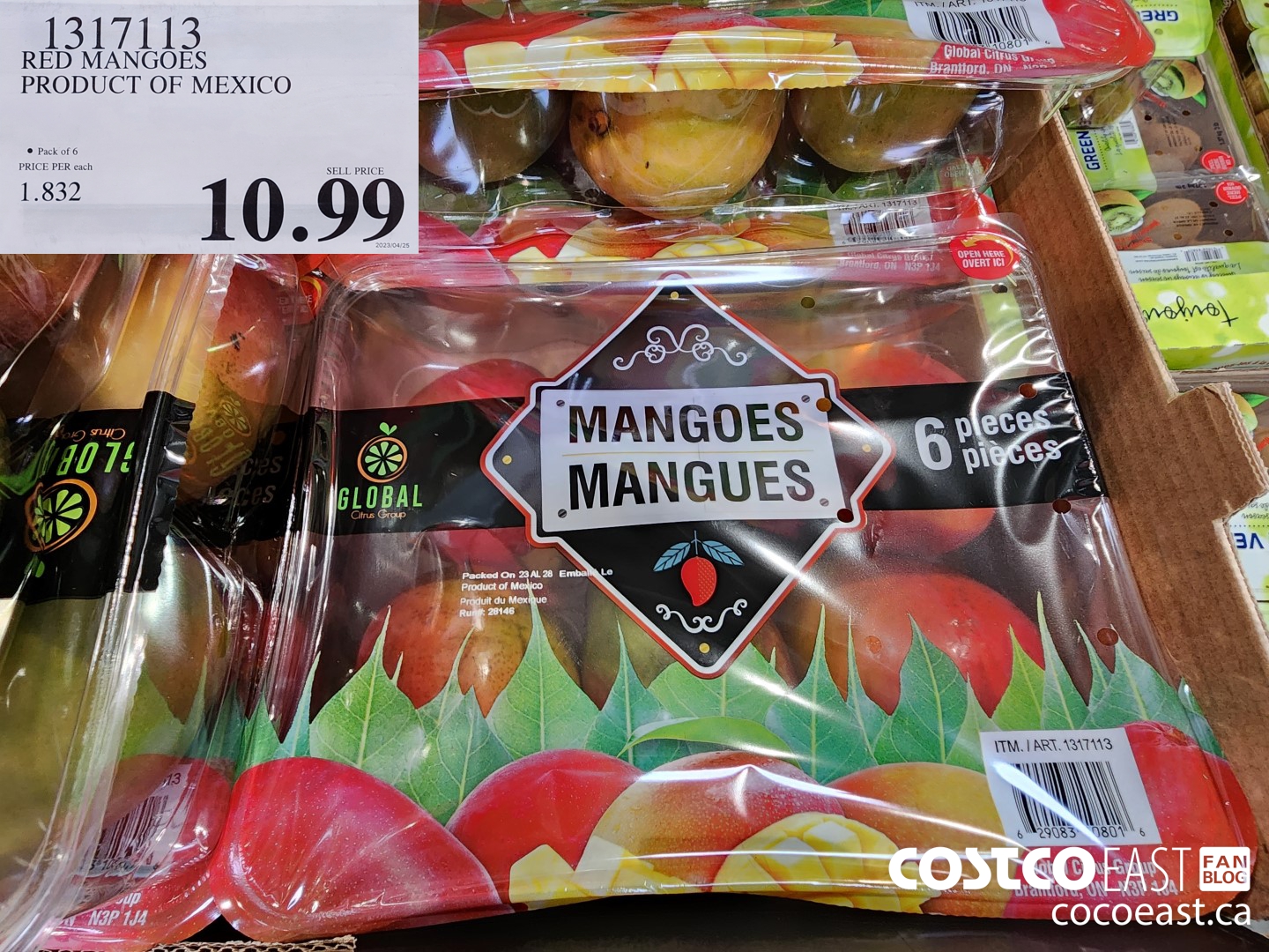 1317113 RED MANGOES PRODUCT OF MEXICO $10.99