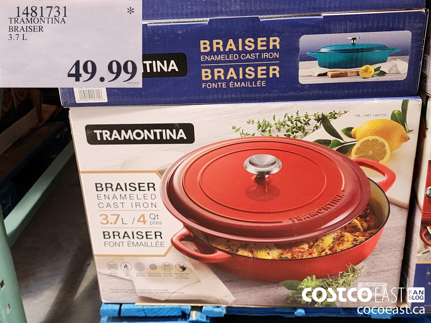 1481731 TRAMONTINA BRAISER 3 7 L 10 00 INSTANT SAVINGS EXPIRES ON 2023 07  02 39 99 - Costco East Fan Blog