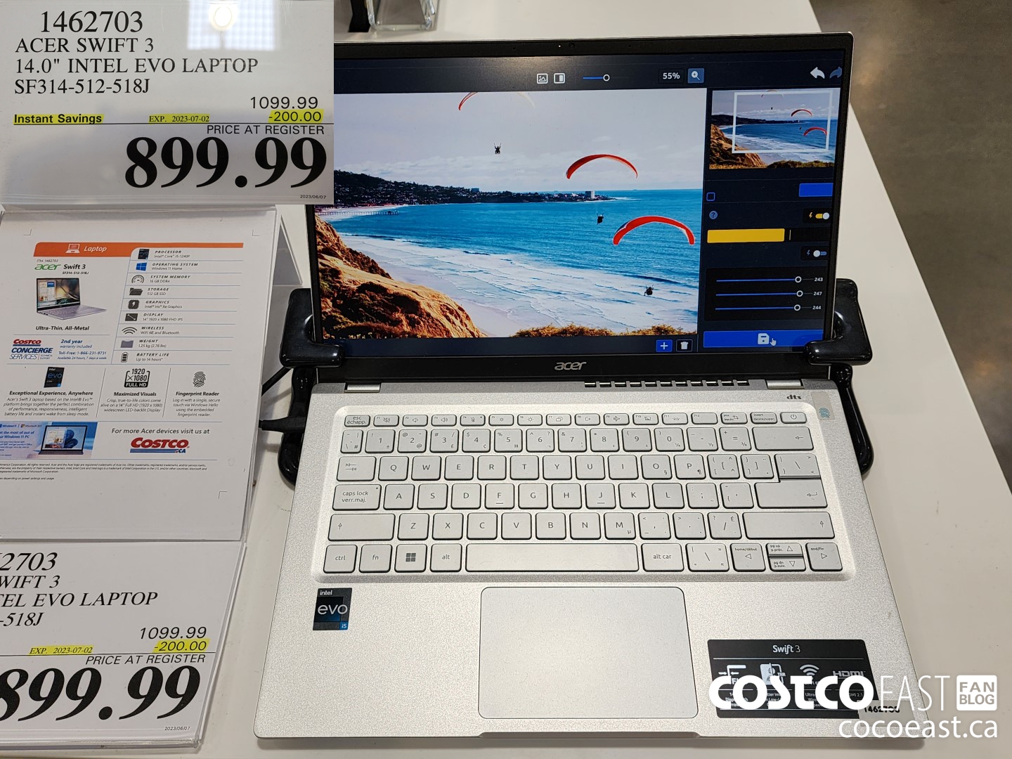 1462703 ACER SWIFT 3 14.0