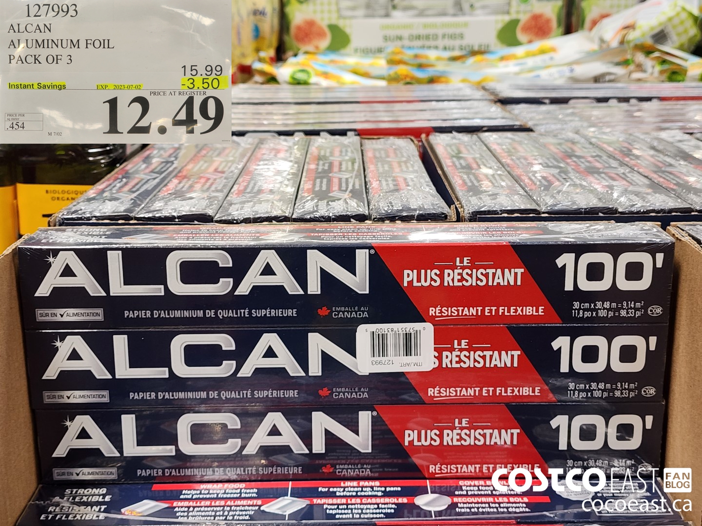 127993 ALCAN ALUMINUM FOIL PACK OF 3 ($3.50 INSTANT SAVINGS EXPIRES ON 2023-07-02) $12.49
