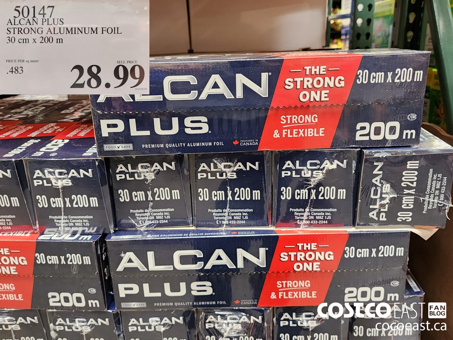 50147 ALCAN PLUS ALUMUNUM FOIL 30 cm x 200 m $28.99