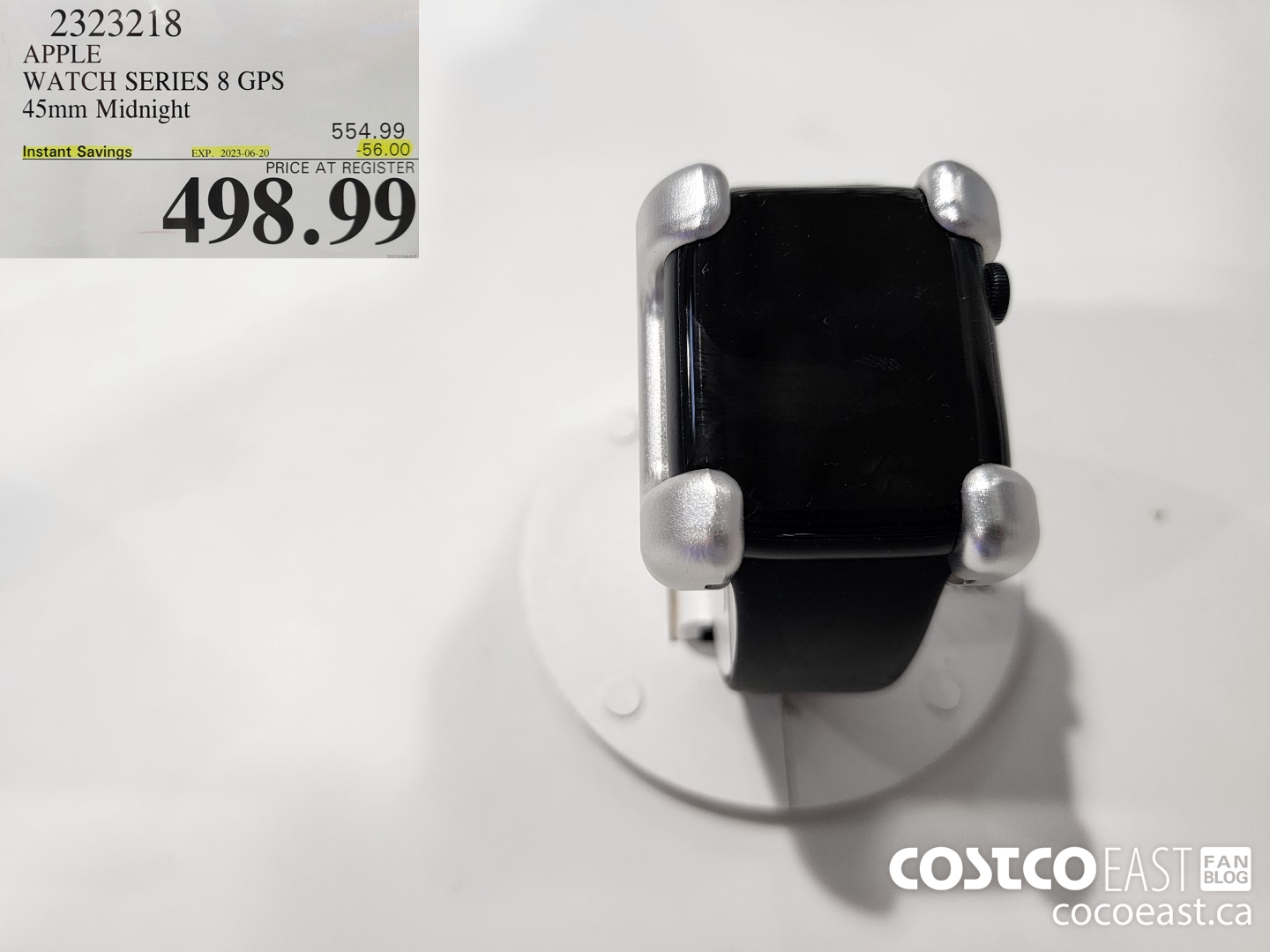 2323218 APPLE WATCH SERIES 8 GPS 45MM MIDNIGHT ($56.00 INSTANT SAVINGS EXPIRES ON 2023-06-20) $498.99